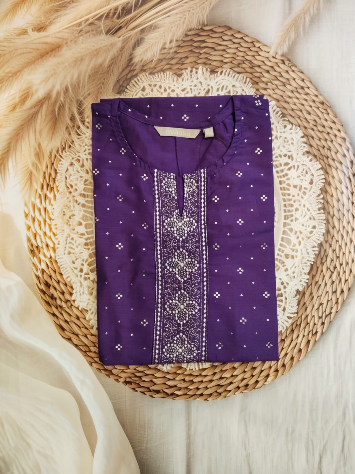 AVAASA PURPLE KURTA