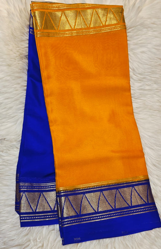 Pure Crepe Mysore Silk Saree – 2D Saree L/W
