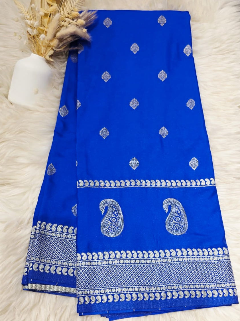 Semi Crepe Silk Saree – Premium Quality