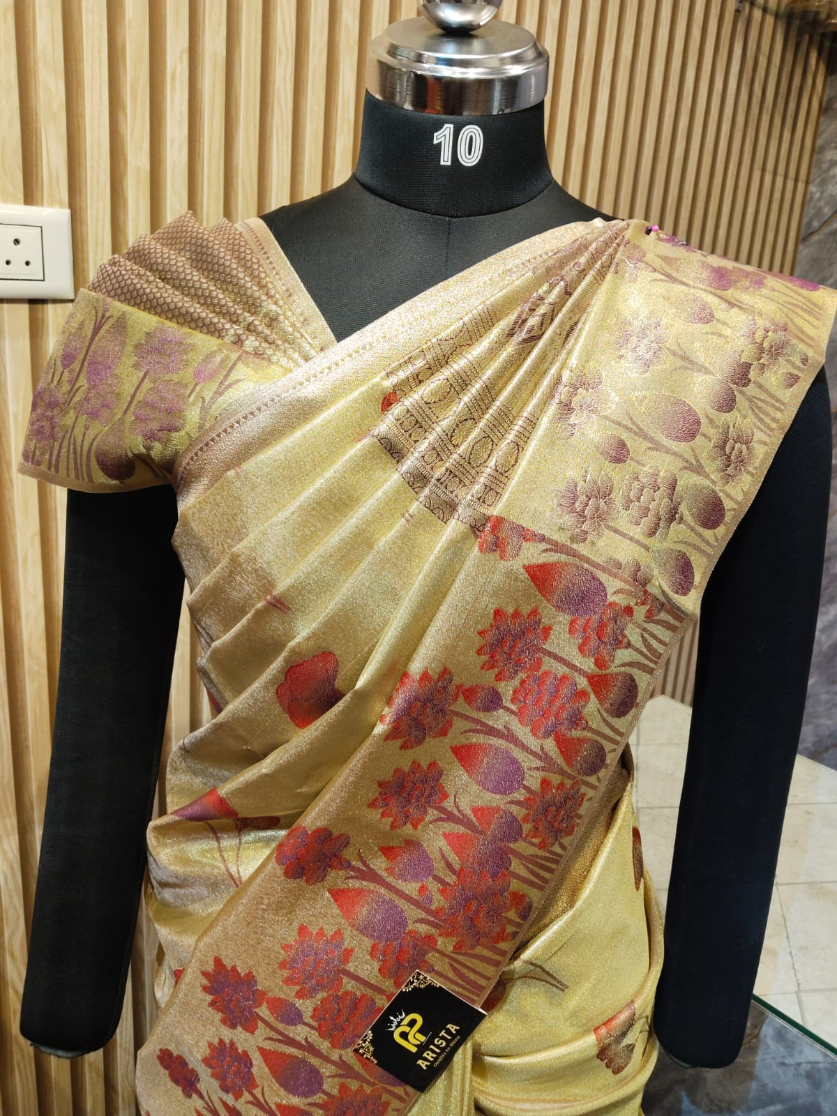 Semi Kanchipuram Art silk Saree