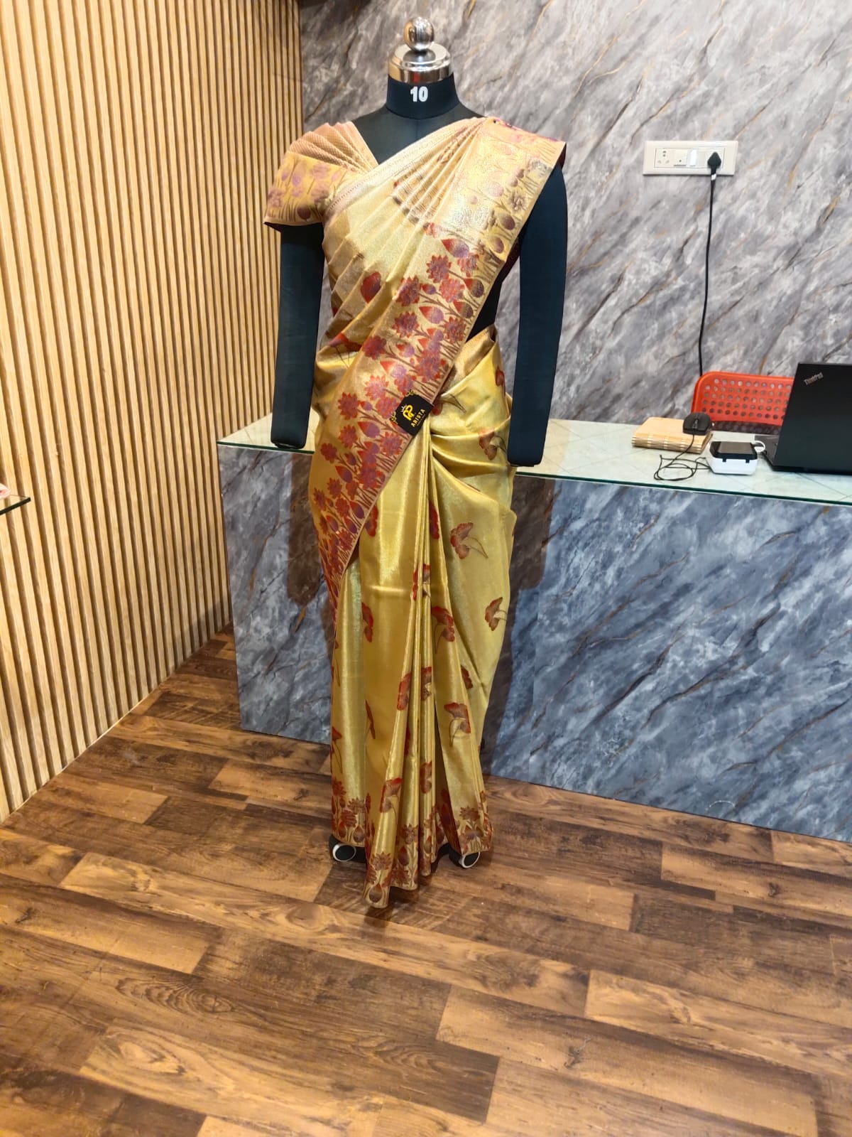 Semi Kanchipuram Art silk Saree