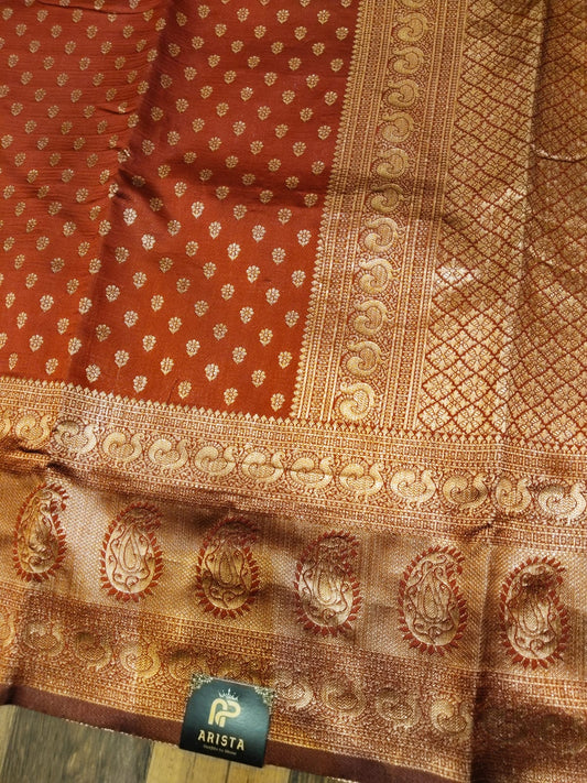 Semi Banarasi Georgette Silk Sarees