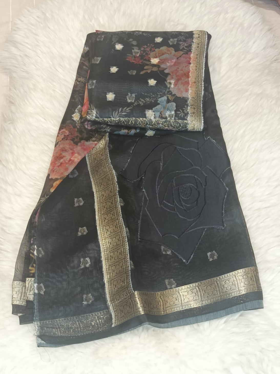 Pure Organza Digital Printed Saree