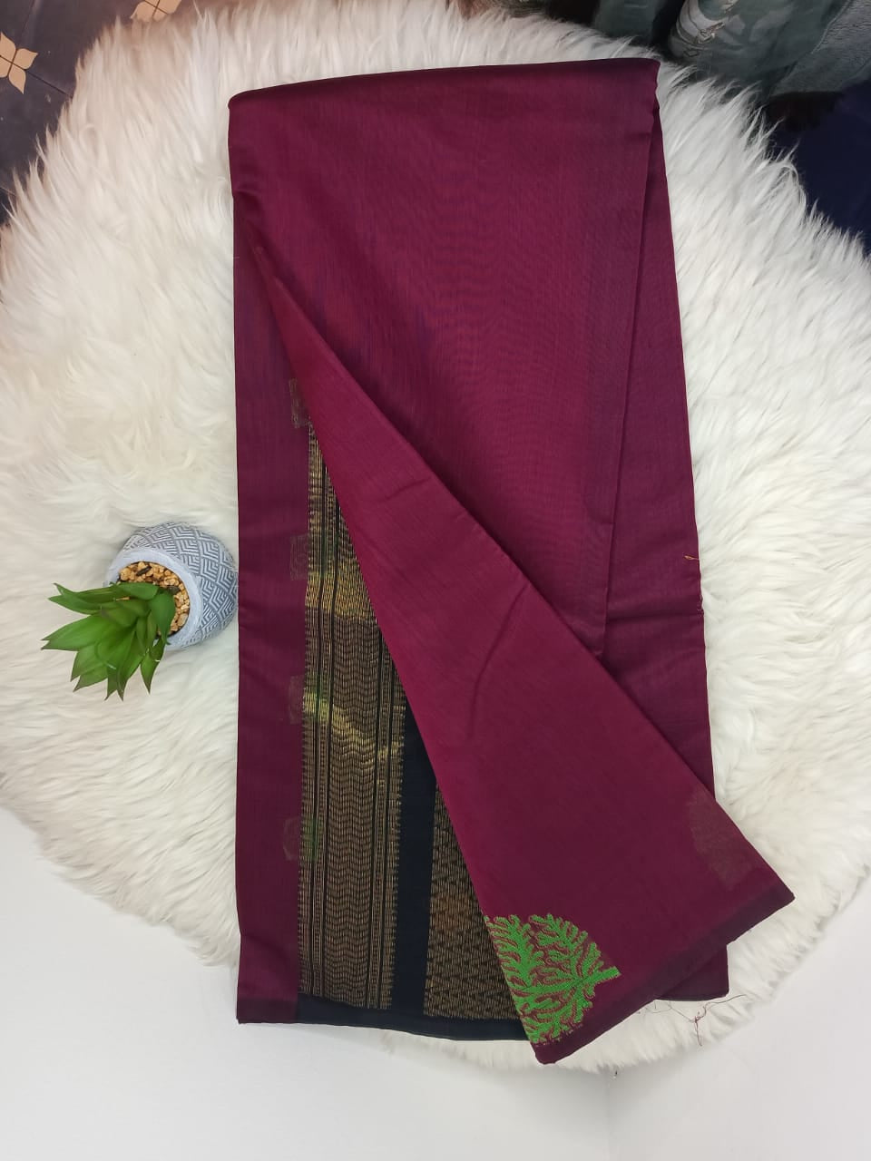 Pure Cotton Silk Saree