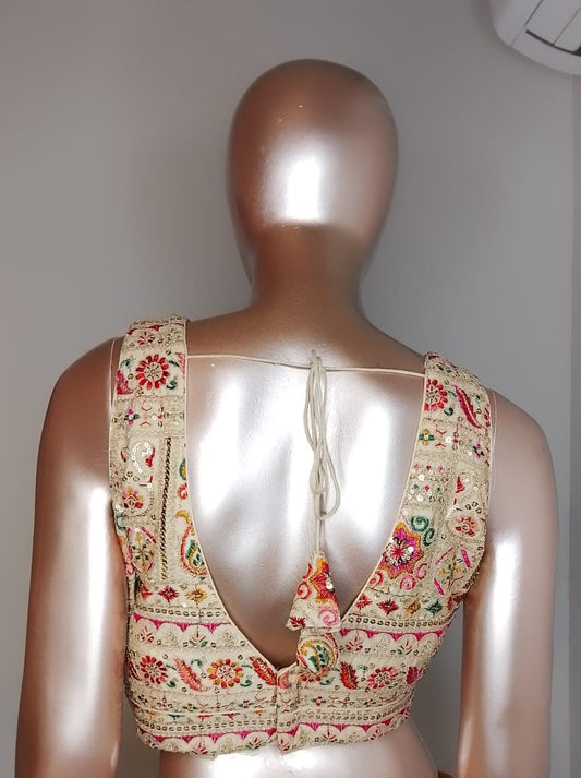 Hand-Embroidered Designer Blouse