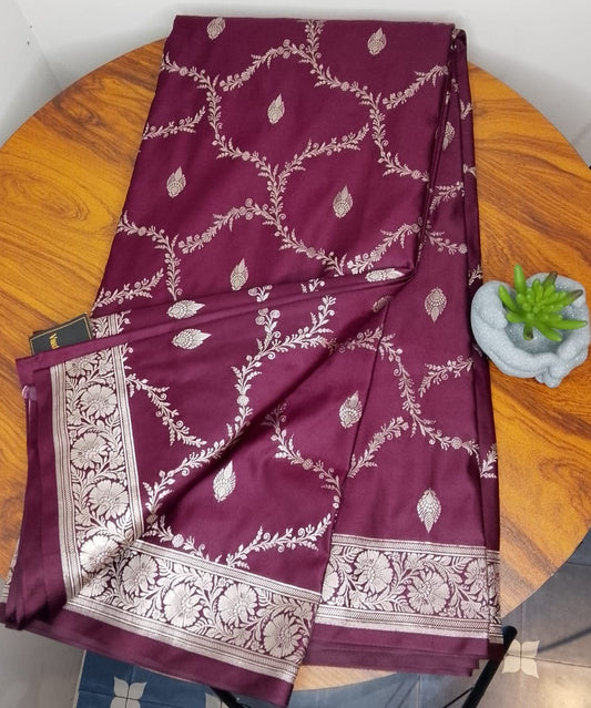 Banarasi Mashroo Katan Saree