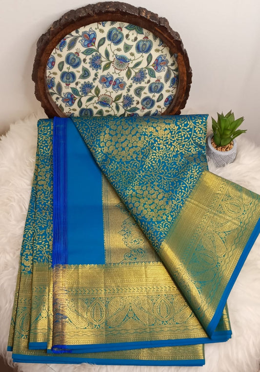 Pure Kanchipuram Brocade Silk Saree