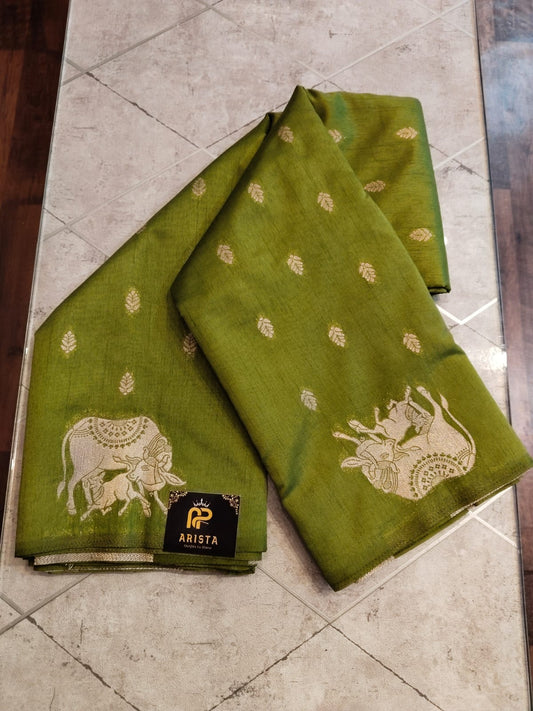 Georgette Saree (Pichwai design)