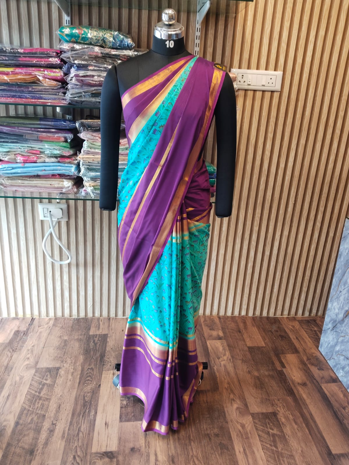 Semi Crepe Silk Kalamkari print