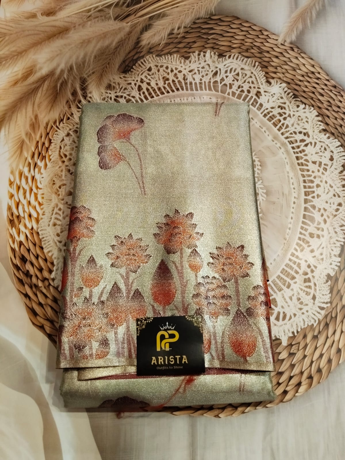 Semi Kanchipuram Art silk Saree