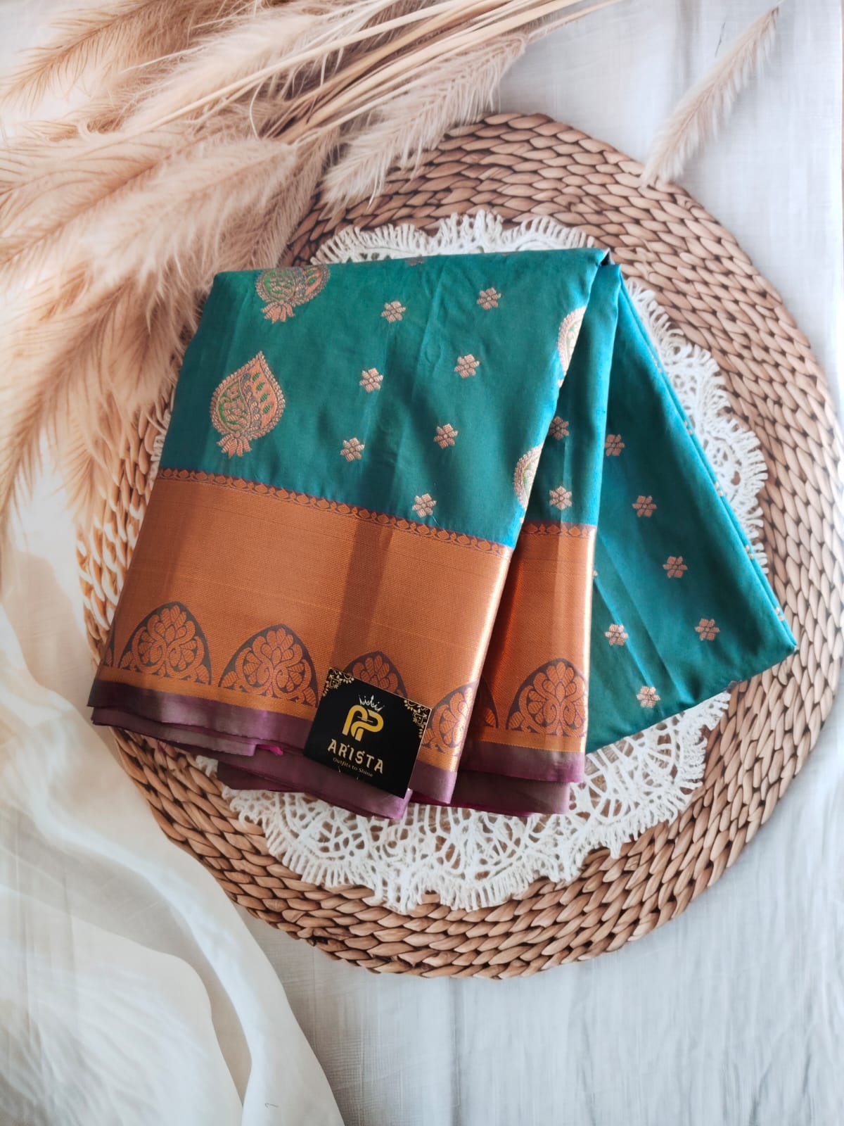 Semi Kanchipuram Butta silk sarees premium