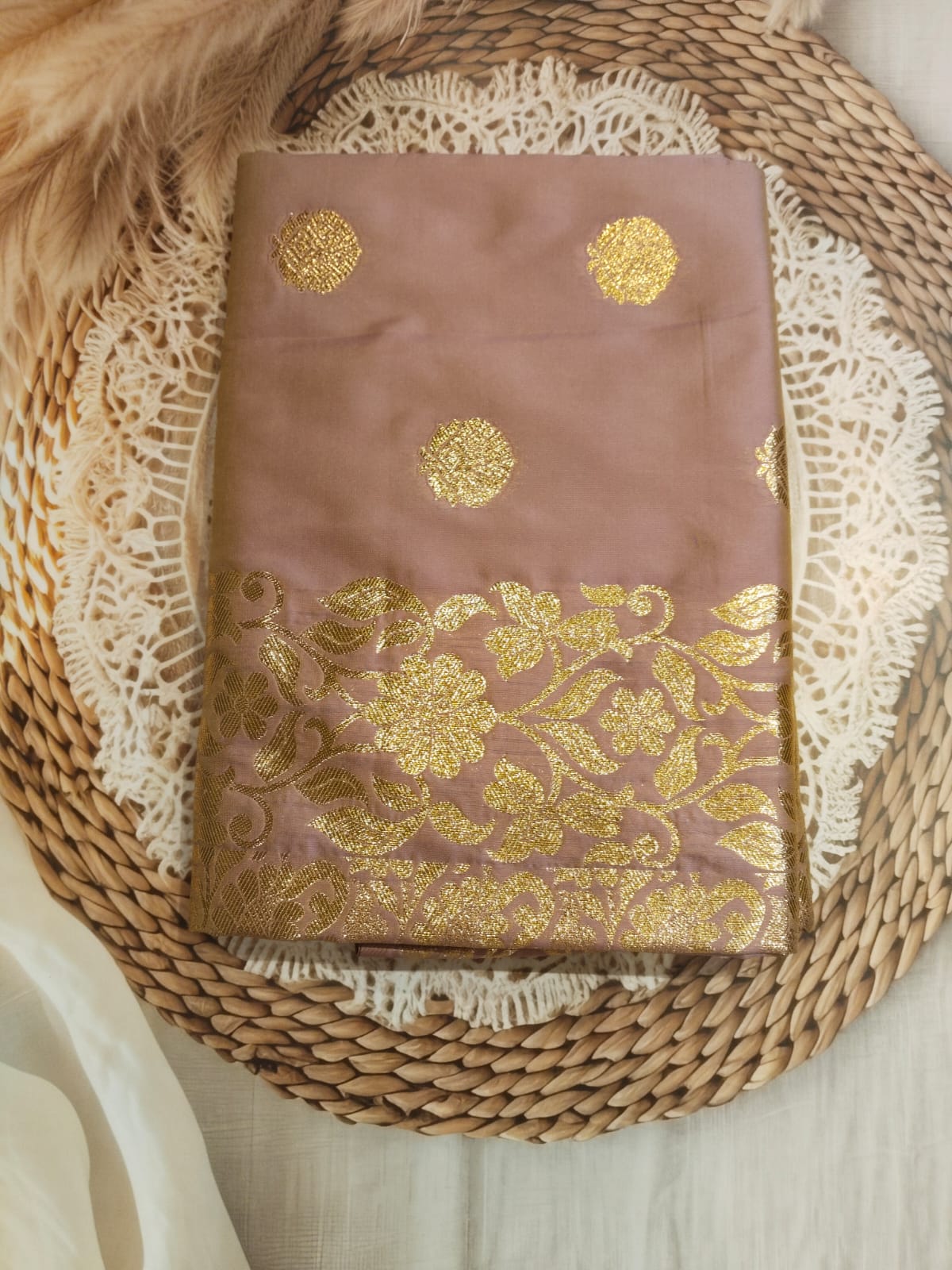 Semi Banarasi Silk Sarees