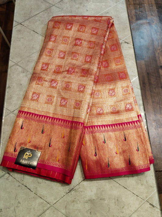 Paithani Silk Saree (Semi Silk)