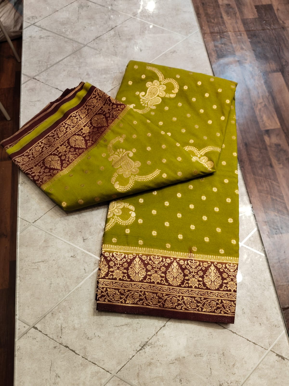Kaddi Georgette Banarasi Saree