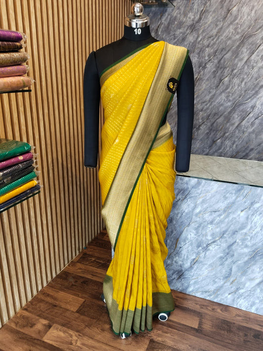 Kaddi Georgette Banarasi Saree