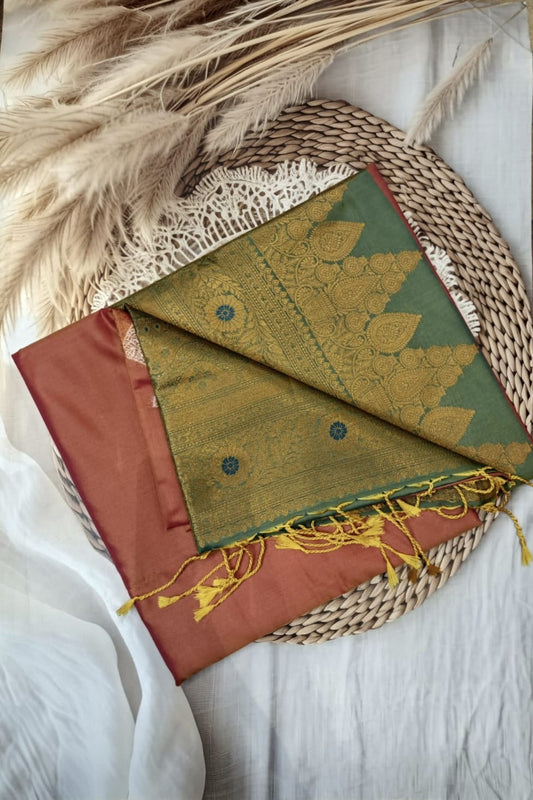 Semi kanchi Soft Silk Saree