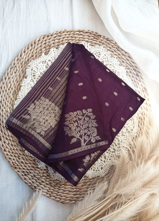 Visco Raw Silk Saree