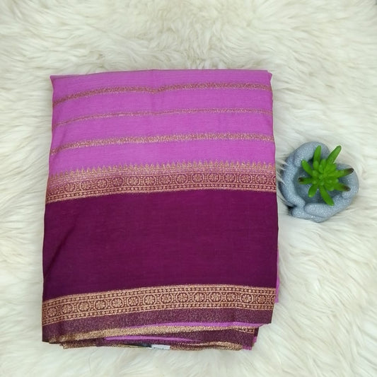 SEMI KHADDI GEORGETE - TEAL BLUE