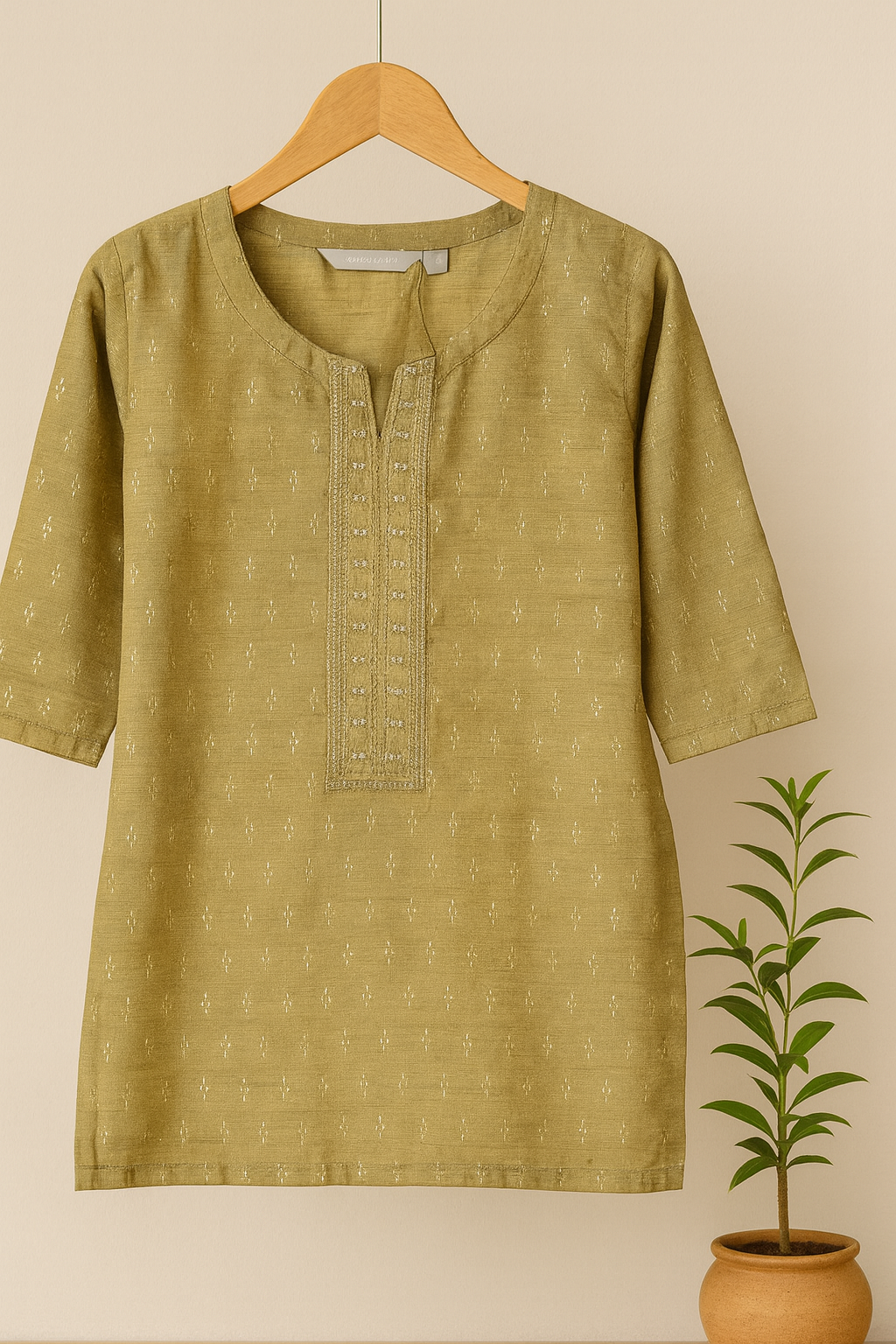 AVAASA CREAM KURTA