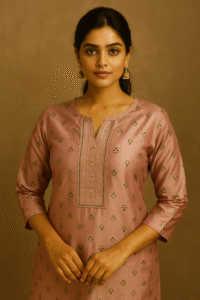 AVAASA ONION PINK KURTA