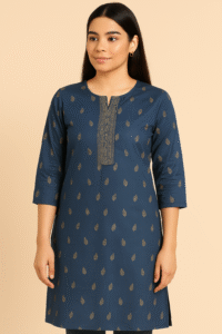 Avaasa  Dark Blue Kurta