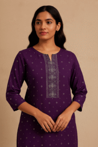 AVAASA PURPLE KURTA