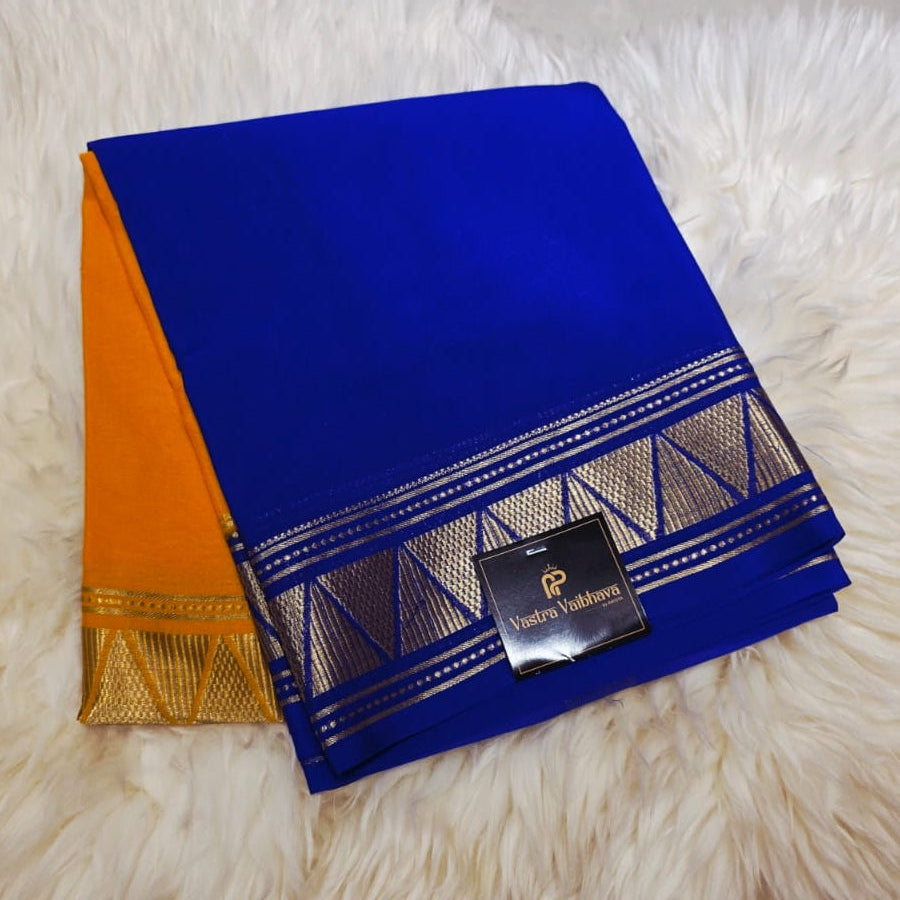 Pure Crepe Mysore Silk Saree – 2D Saree L/W