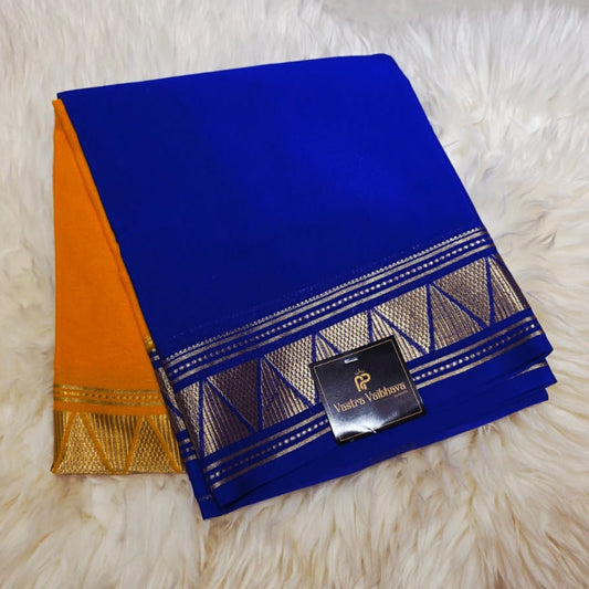 Pure Crepe Mysore Silk Saree – 2D Saree L/W