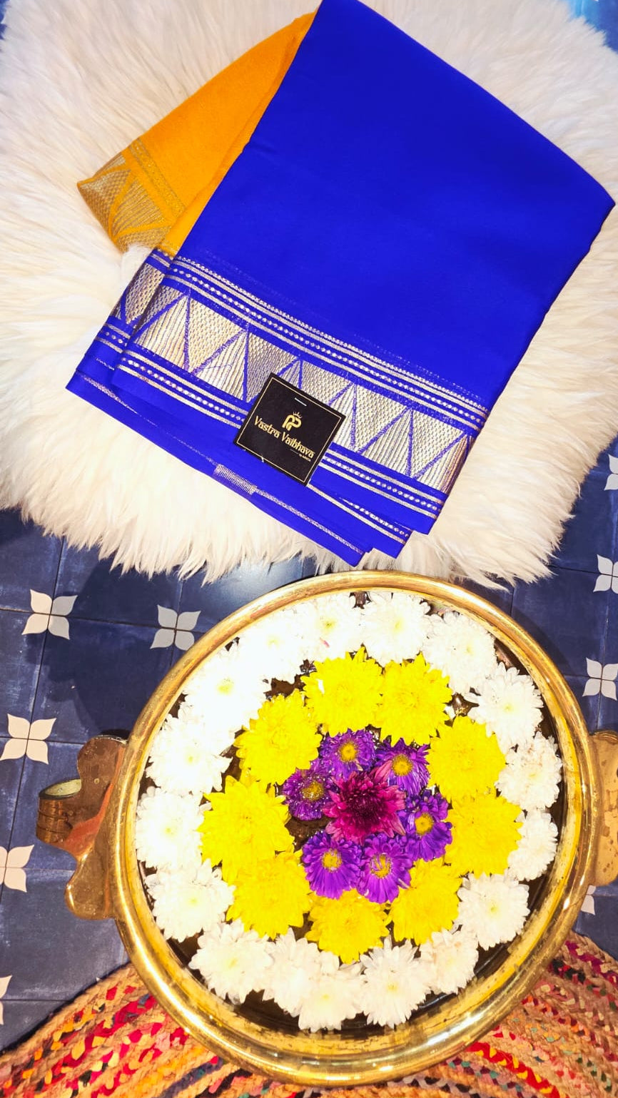 Pure Crepe Mysore Silk Saree – 2D Saree L/W