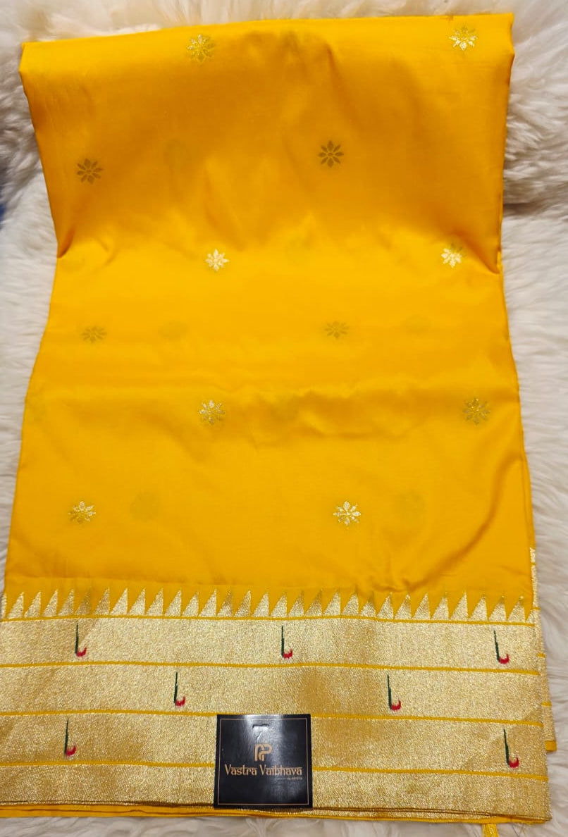 Semi Soft Silk Paithani Saree