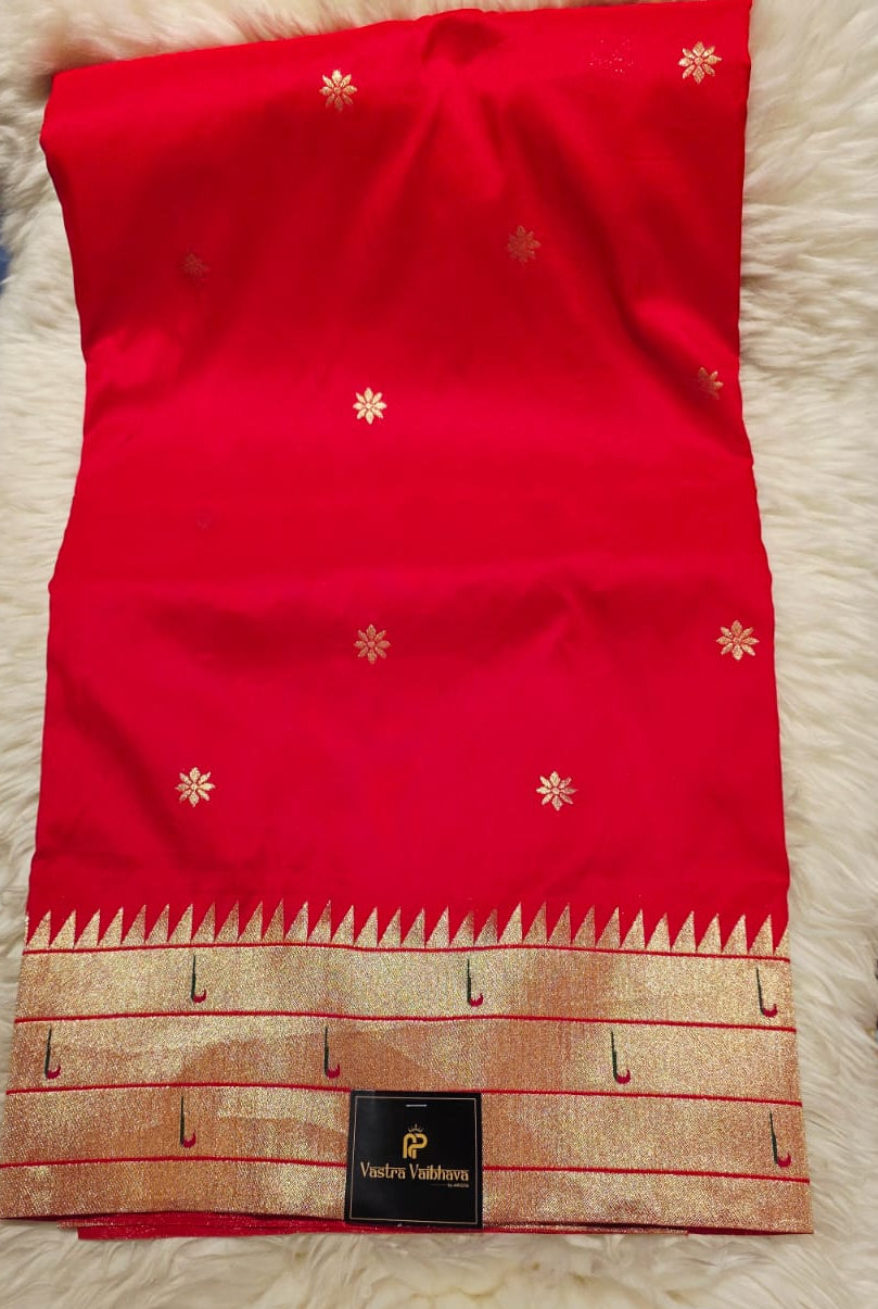Semi Soft Silk Paithani Saree
