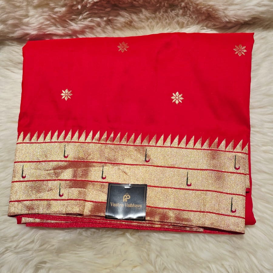 Semi Soft Silk Paithani Saree