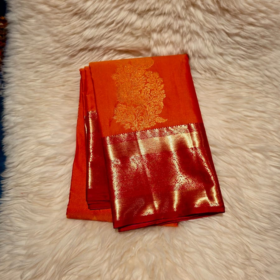 SEMI KANCHIPURAM SILK SAREE -PREMIUM QUALITY