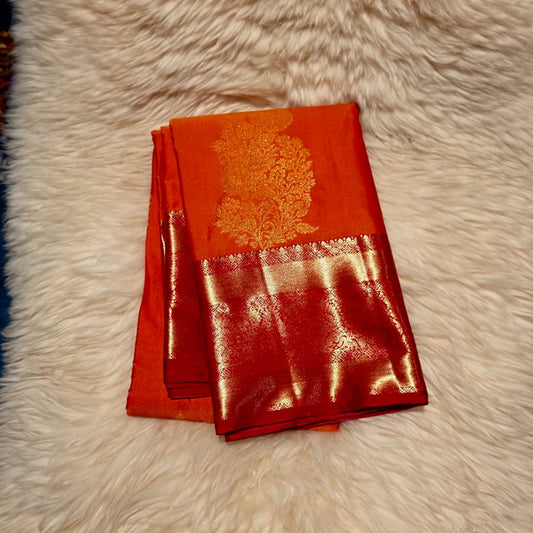 SEMI KANCHIPURAM SILK SAREE -PREMIUM QUALITY