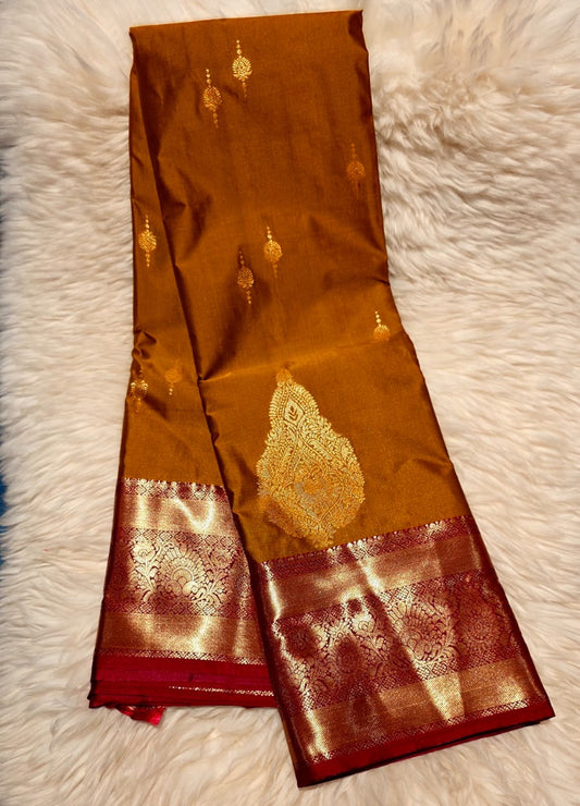SEMI KANCHIPURAM SILK SAREE - PREMIUM QUALITY