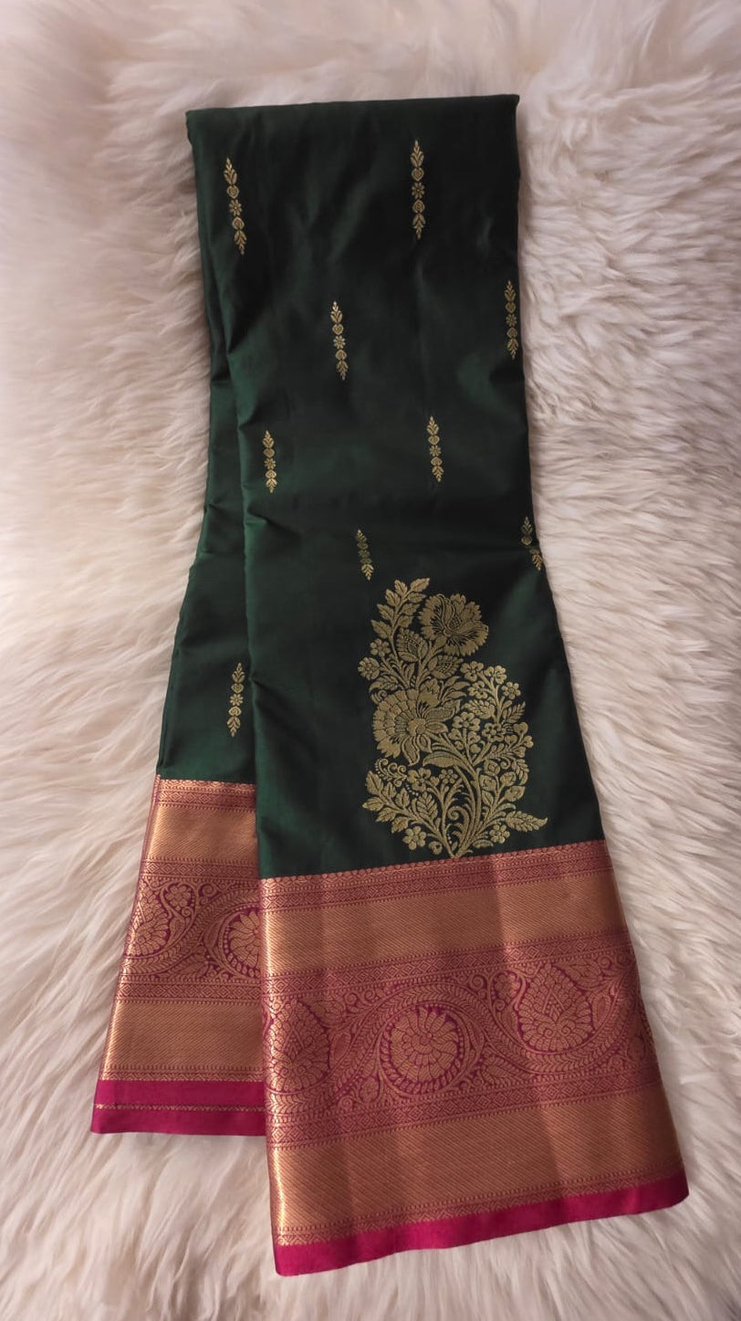 Semi Kanchipuram Silk Saree – Premium Quality