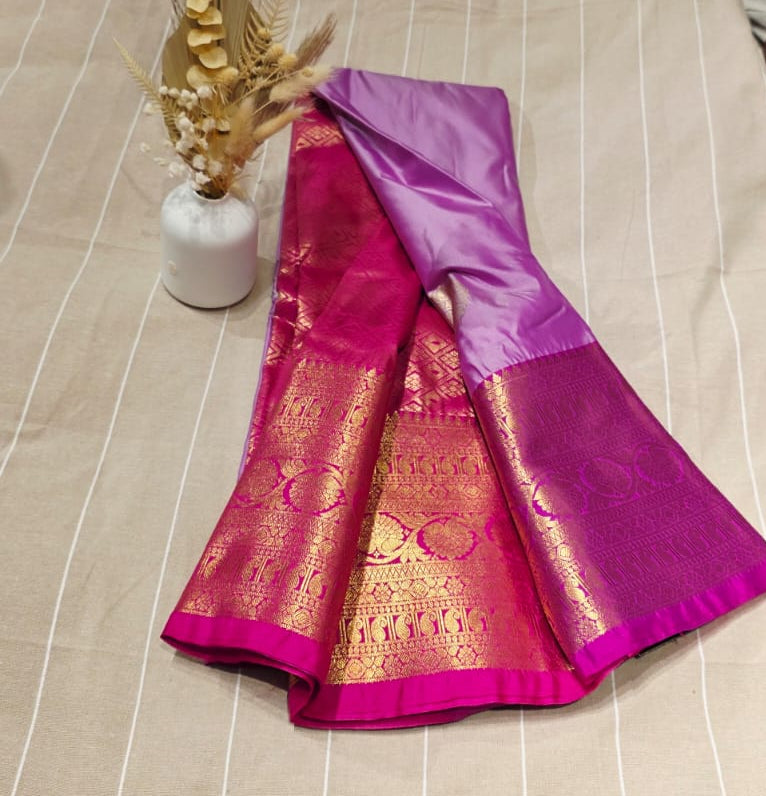 Semi Kanchipuram Silk Saree – Premium Festive Collection