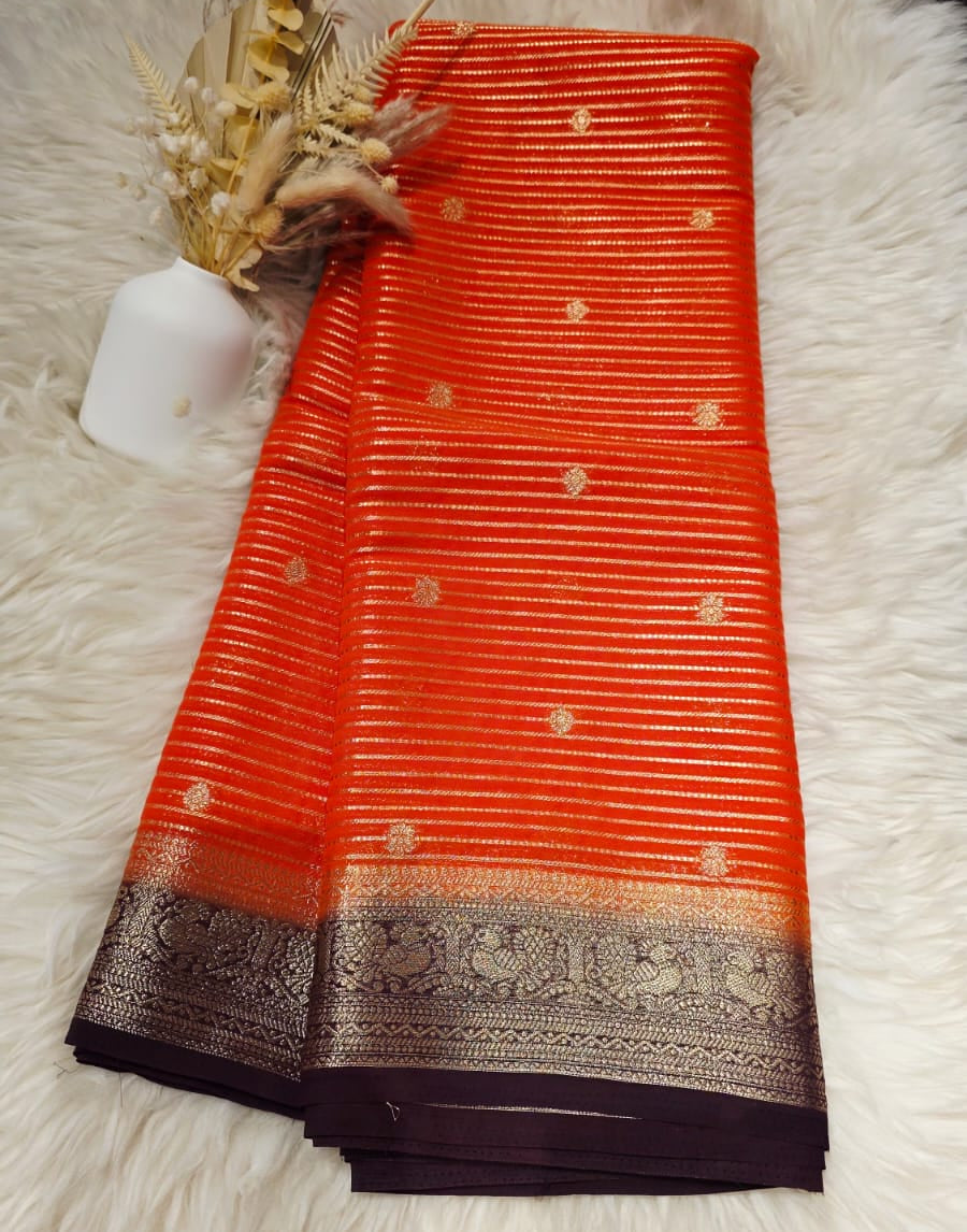 Semi Crepe Silk Saree – Premium Festive Collection