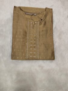 AVAASA CREAM  KURTA