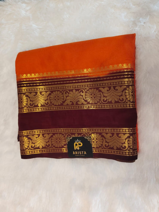 Semi Crepe Silk ORANGE
