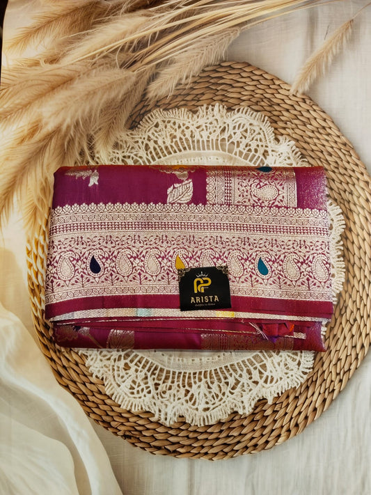 Semi Banarasi Silk Sarees