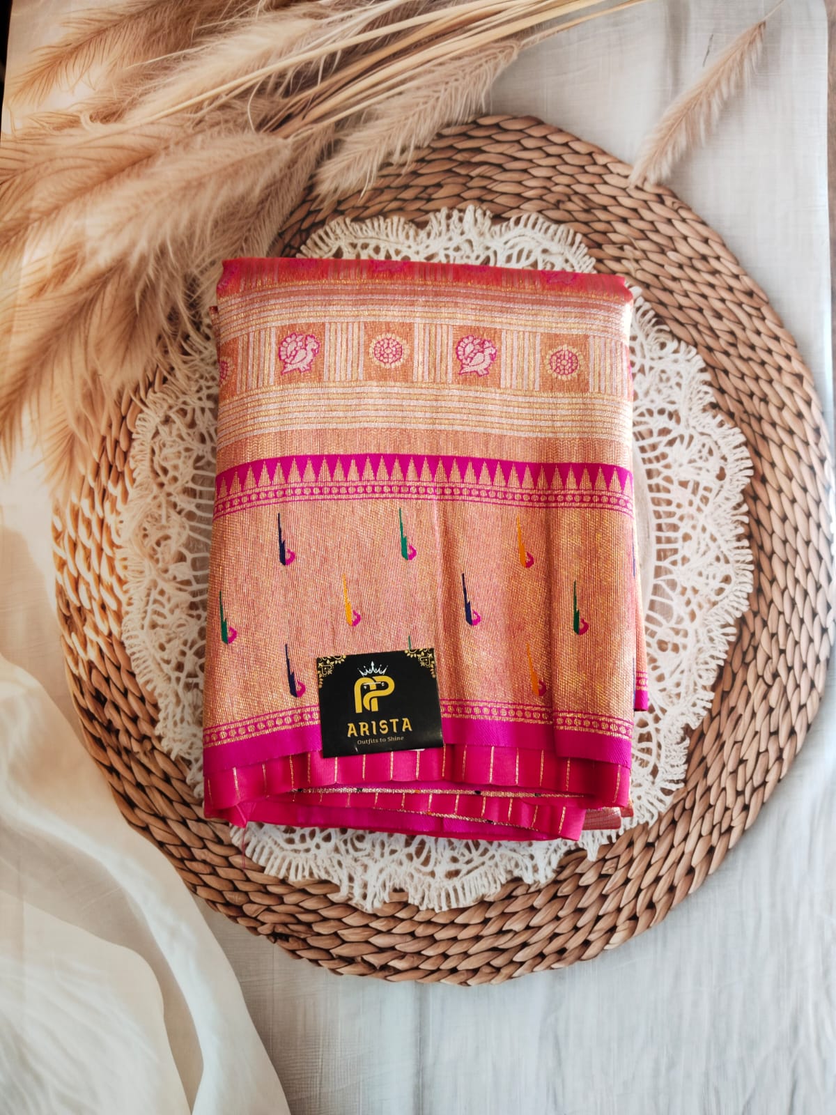 Paithani Silk Saree (Semi Silk)