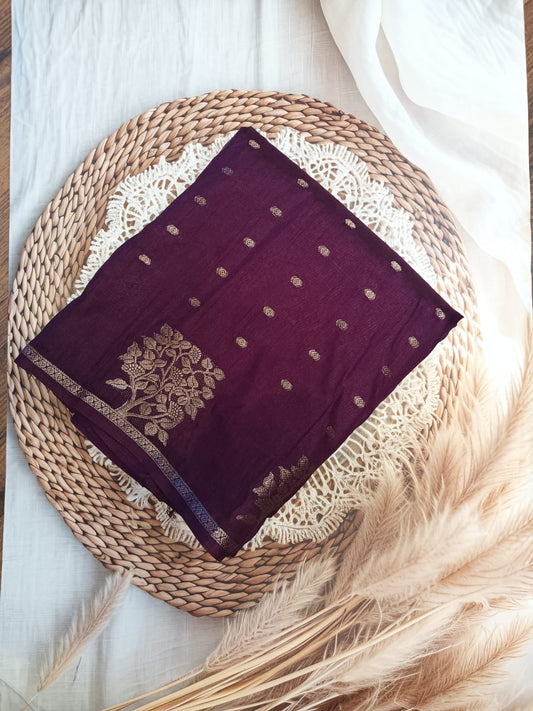 Visco Raw Silk Saree