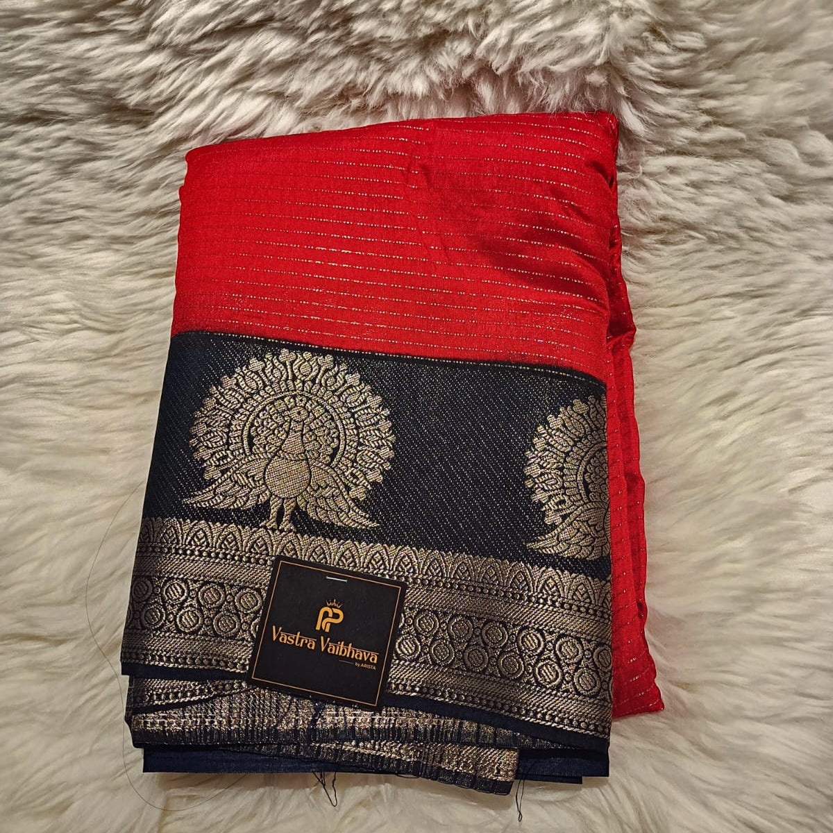 CANBERRY SILK - RED&BLACK