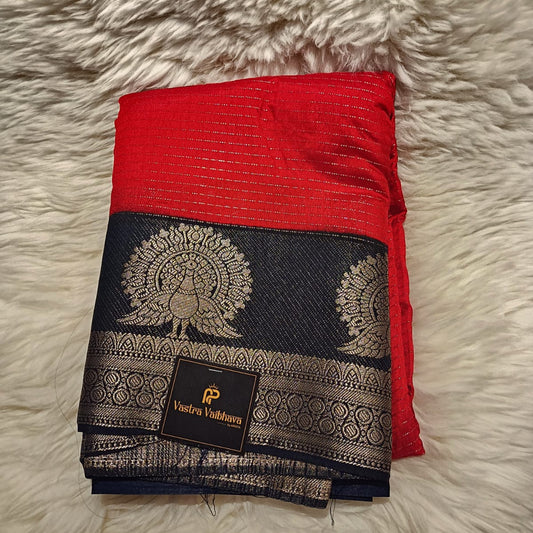 CANBERRY SILK - RED&BLACK