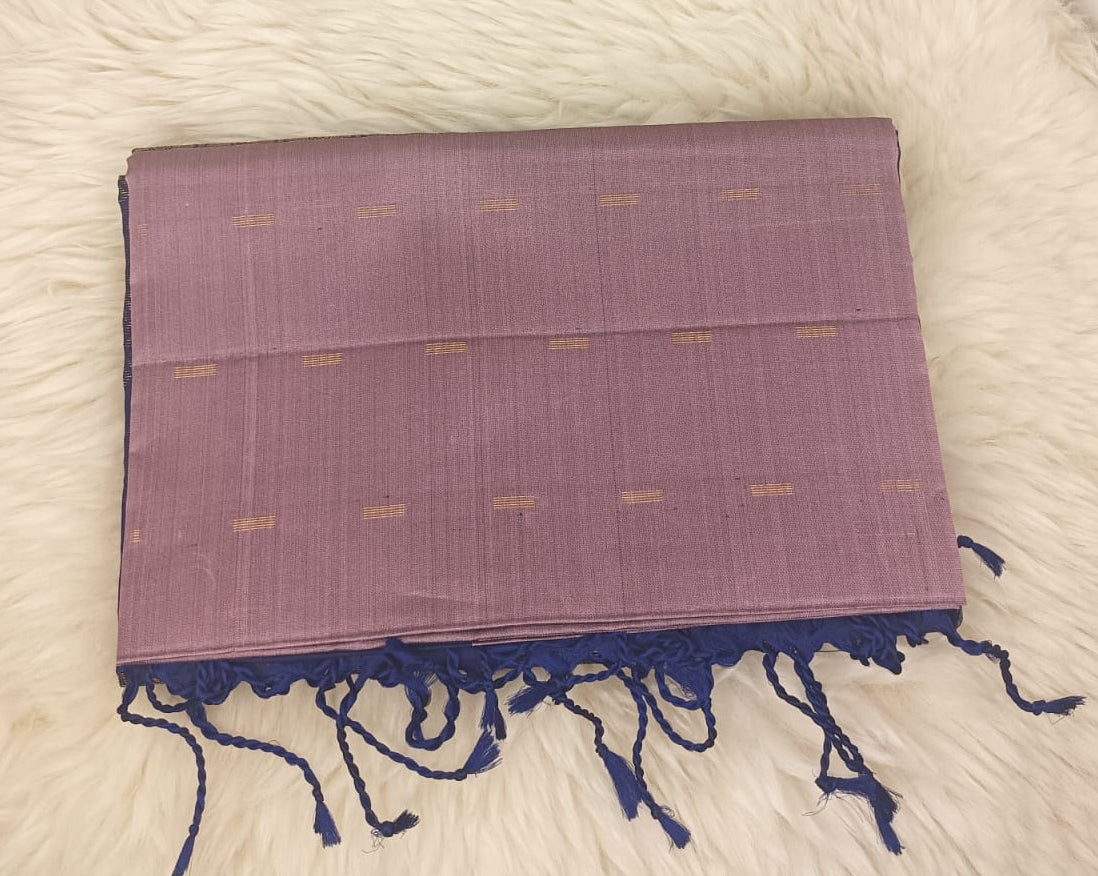 Pure Soft Silk Saree-Mauve