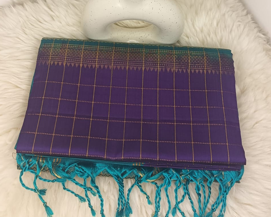 Pure Soft Silk Saree- Rich Teal