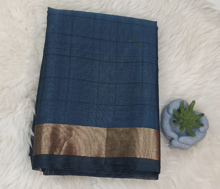 Handloom Pure Cotton Saree – Rich Border