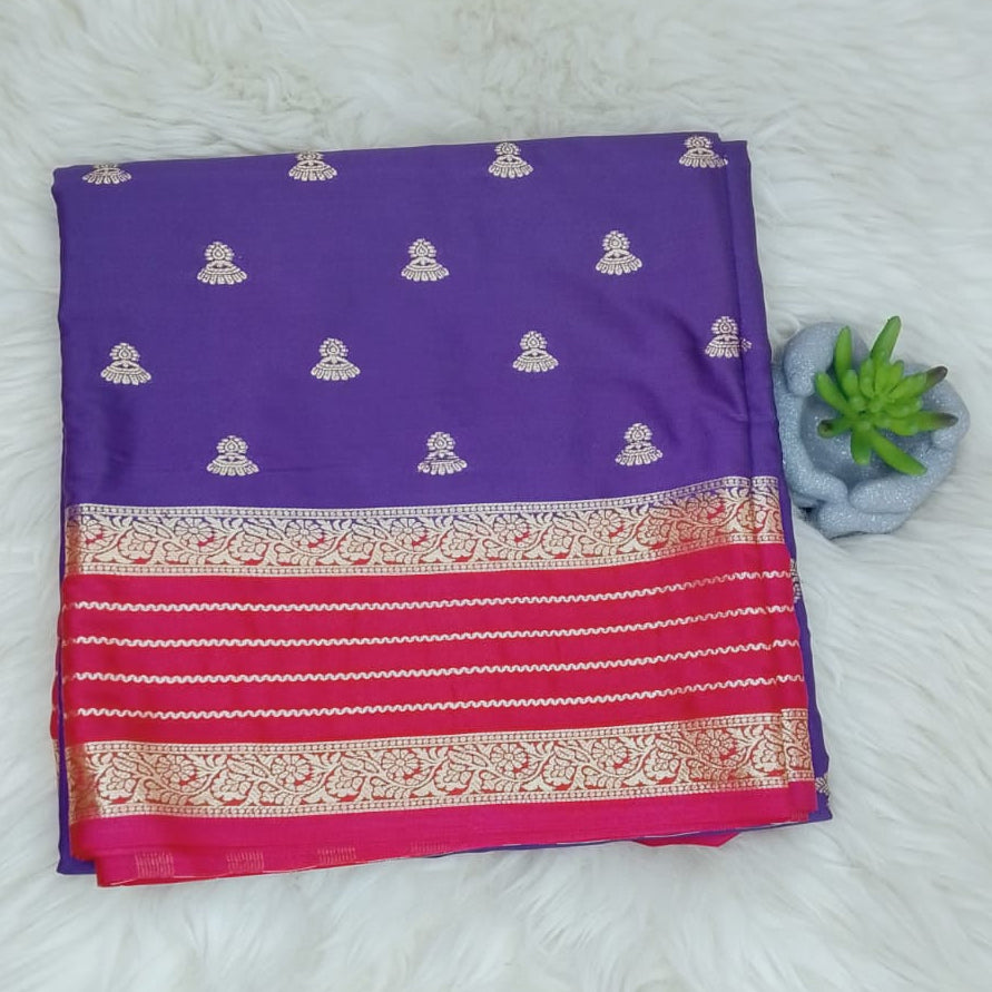 SEMI SILK SAREE - JUMKA MOTIFS