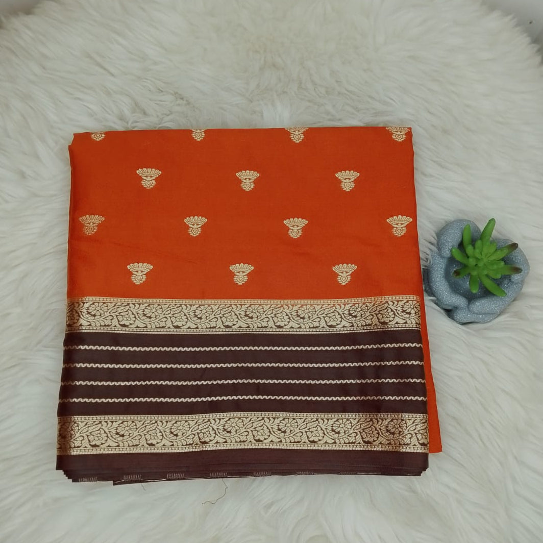 SEMI SILK SAREE - JUMKA MOTIFS
